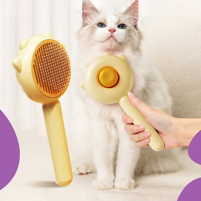 Burger-Shaped Cat Brush - Say Goodbye to Loose Hairballs